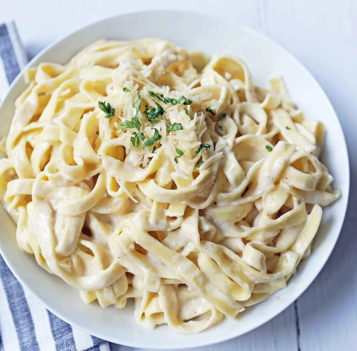 Fettuccine alfredo