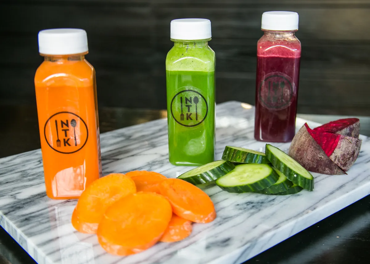 NTK cold-pressed juice sampler