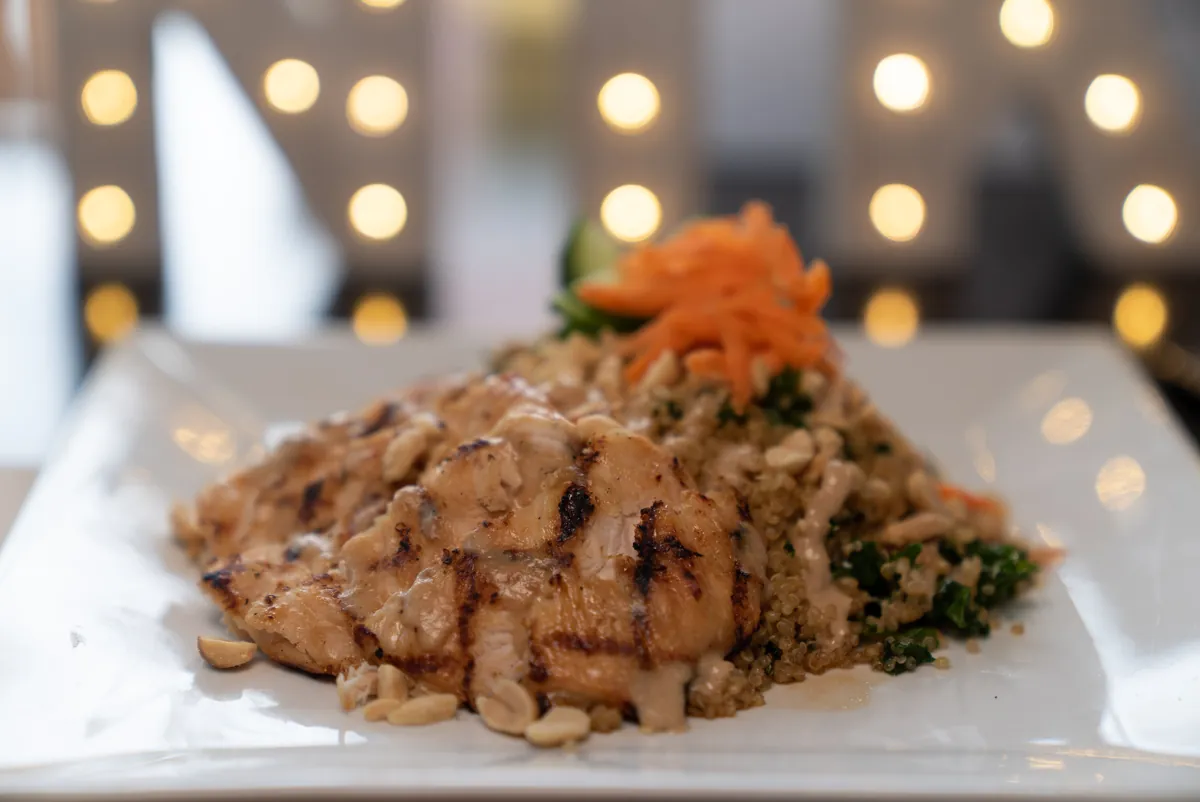 Thai quinoa with chicken